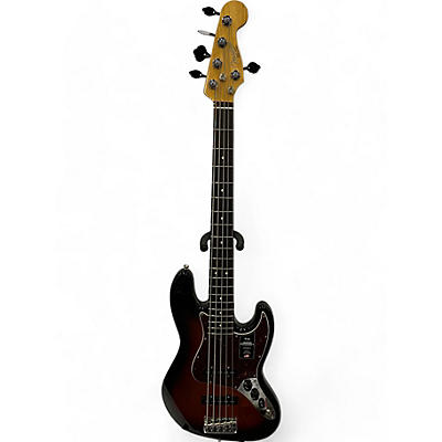 Fender Used 2023 Fender American Professional II Jazz Bass V 3 Color Sunburst Electric Bass Guitar