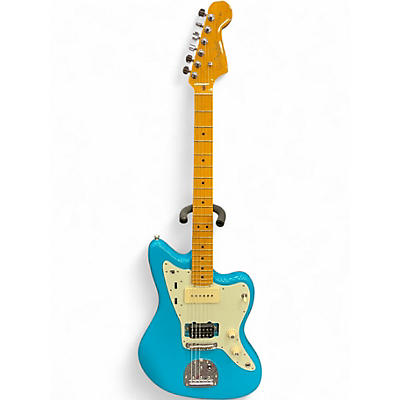 Used 2023 Fender American Professional II Jazzmaster Miami Blue Solid Body Electric Guitar