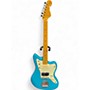 Used 2023 Fender American Professional II Jazzmaster Miami Blue Solid Body Electric Guitar Miami Blue