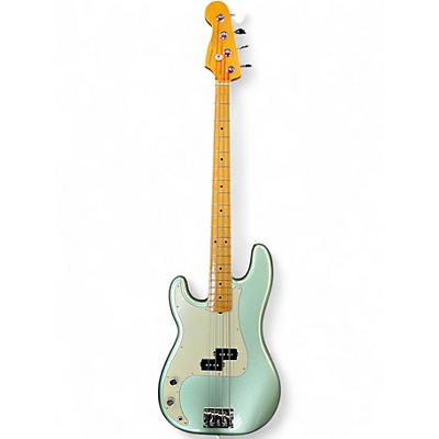 Used 2023 Fender American Professional II Precision Bass Surf Green Electric Bass Guitar