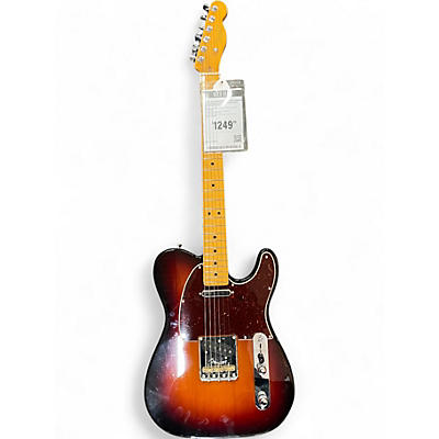 Used 2023 Fender American Professional II Telecaster 3 Tone Sunburst Solid Body Electric Guitar