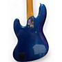 Used 2023 Fender American Ultra Jazz Bass Electron Blue Metallic Electric Bass Guitar Electron Blue Metallic