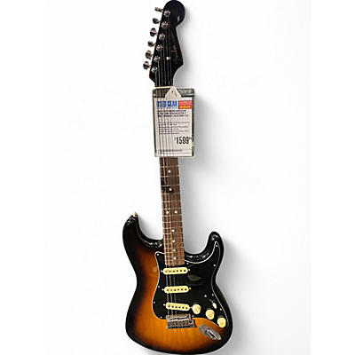 Used 2023 Fender American Ultra Luxe Stratocaster 2 Tone Sunburst Solid Body Electric Guitar