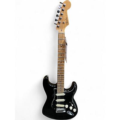 Used 2023 Fender American Ultra Stratocaster Black Solid Body Electric Guitar
