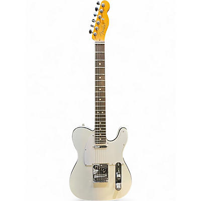 Used 2023 Fender American Ultra Telecaster Alpine White Solid Body Electric Guitar