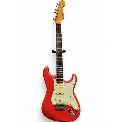 Used 2023 Fender American Vintage II 1961 Stratocaster Fiesta Red Solid Body Electric Guitar