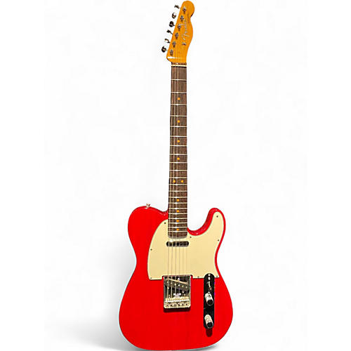 Used 2023 Fender American Vintage II 1963 Telecaster Trans Crimson Solid Body Electric Guitar Trans Crimson