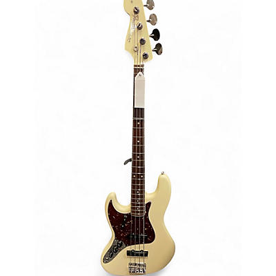 Used 2023 Fender American Vintage II 1966 Jazz Bass Left-Handed Olympic White Electric Bass Guitar