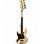 Used 2023 Fender American Vintage II 1966 Jazz Bass Left-Handed Olympic White Electric Bass Guitar Olympic White