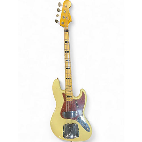 Used 2023 Fender CUSTOM SHOP JOURNEYMAN RELIC 68 JAZZ BASS Olympic White Electric Bass Guitar Olympic White