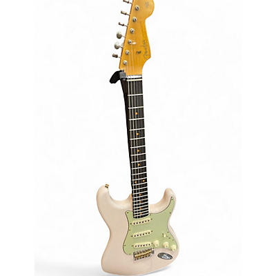 Used 2023 Fender CUSTOM SHOP JOURNEYMAN STRATOCASTER SHELL PINK Solid Body Electric Guitar