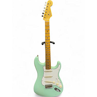 Used 2023 Fender CUSTOM SHOP POSTMODERN STRATOCASTER JOURNEYMAN RELIC AGED SURF GREEN Solid Body Electric Guitar