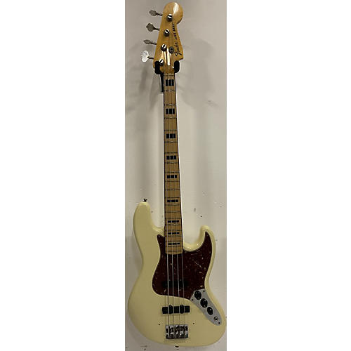 Fender Used 2023 Fender Custom Shop 68 Jazz Bass Jrn Vintage White Electric Bass Guitar Vintage White