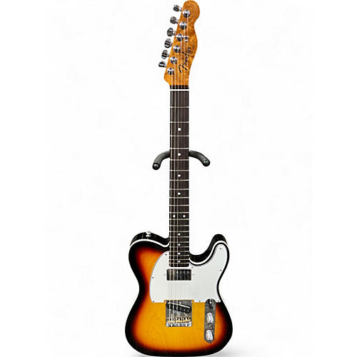 Used 2023 Fender Custom Shop American Custom Telecaster Rosewood NOS Bleached 3 Tone Sunburst Solid Body Electric Guitar Bleached 3 Tone Sunburst