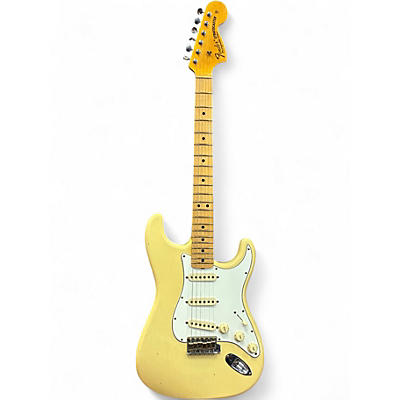 Used 2023 Fender Custom Shop Limited Edition 1968 Stratocaster Journeyman Aged Vintage White Solid Body Electric Guitar