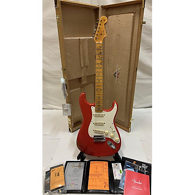 Fender Used 2023 Fender Custom Shop Limited Edition '56 Journeyman Relic Super Faded Aged Fiesta Red Solid Body Electric Guitar