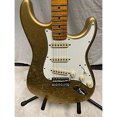 Fender Used 2023 Fender Custom Shop Postmodern Stratocaster Journeyman Aztec Gold Solid Body Electric Guitar