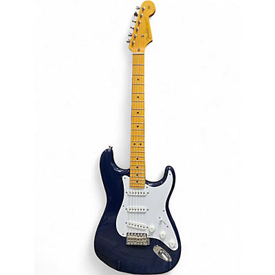 Used 2023 Fender ERIC CLAPTON 25TH ANNIVERSARY CROSSROAD MASTERBUILT SCOZIA BLUE Solid Body Electric Guitar
