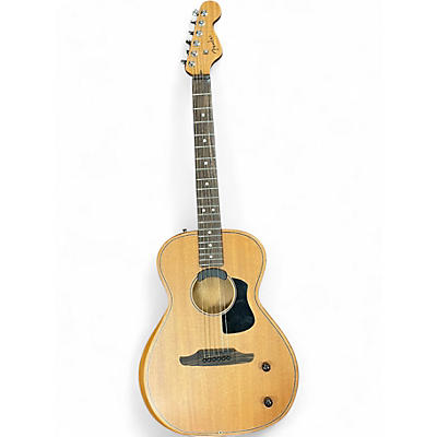 Used 2023 Fender HIGHWAY PARLOR Mahogany Acoustic Electric Guitar