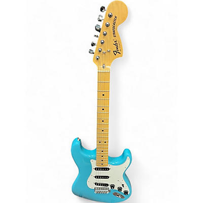 Used 2023 Fender INTERNATIONAL COLOR SERIES STRATOCASTER MAUI BLUE Solid Body Electric Guitar