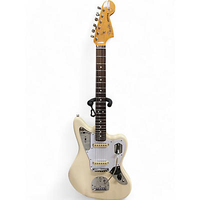 Fender Used 2023 Fender Johnny Marr Signature Jaguar Olympic White Solid Body Electric Guitar