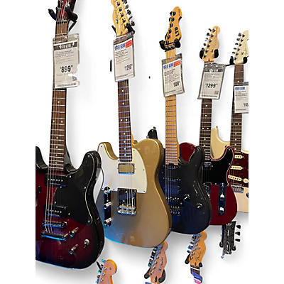 Used 2023 Fender LEFT HANDED MOD SHOP TELECASTER Mystic Aztec Gold Solid Body Electric Guitar