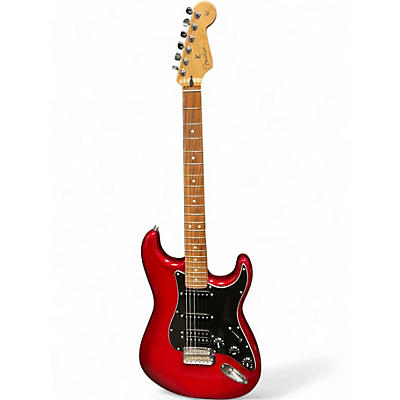 Used 2023 Fender Limited Edition Players Stratocaster HSS Candy Red Burst Solid Body Electric Guitar