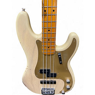 Used 2023 Fender Ltd 59 PBass Special Relic Natural Blonde Electric Bass Guitar