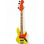 Used 2023 Fender MONONEON JAZZ BASS V NEON YELLOW Electric Bass Guitar NEON YELLOW