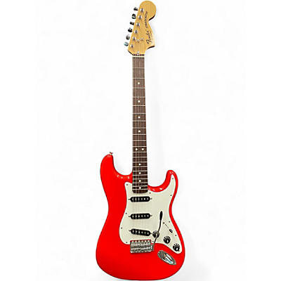 Used 2023 Fender Made in Japan Limited International Color 70's Stratocaster Morocco Red Solid Body Electric Guitar