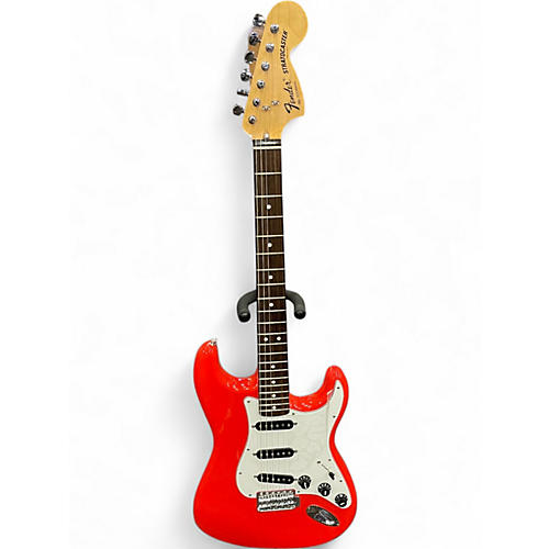 Used 2023 Fender Made in Japan Limited International Color Stratocaster Morocco Red Solid Body Electric Guitar Morocco Red