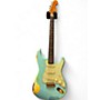 Used 2023 Fender Masterbuilt '64 Stratocaster Heavy Relic Daphne Blue Solid Body Electric Guitar Heavy Relic Daphne Blue