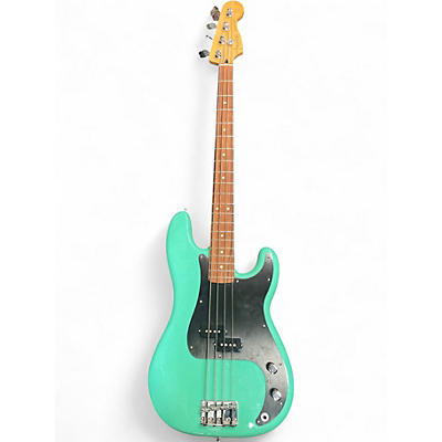 Used 2023 Fender PLAYER P BASS PF SFMG Seafoam Green Electric Bass Guitar