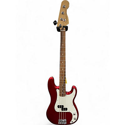 Fender Used 2023 Fender Player Precision Bass Candy Apple Red Electric Bass Guitar