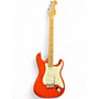 Used 2023 Fender Player Strat Roasted Maple Fiesta Red Solid Body Electric Guitar Fiesta Red