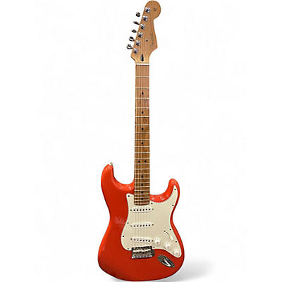 Used 2023 Fender Player Stratocaster Fiesta Red Solid Body Electric Guitar