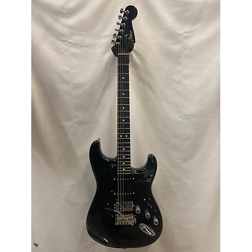 Fender Used 2023 Fender Player Stratocaster HSS Ebony Fingerboard Black Solid Body Electric Guitar Black