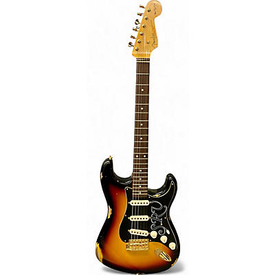 Used 2023 Fender SRV Custom Shop Relic closet classic hardware 3 Color Sunburst Solid Body Electric Guitar