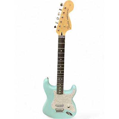 Used 2023 Fender Tom Delonge Signature Stratocaster Daphne Blue Solid Body Electric Guitar