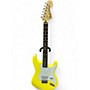 Used 2023 Fender Tom Delonge Signature Stratocaster Graffiti Yellow Solid Body Electric Guitar Graffiti Yellow