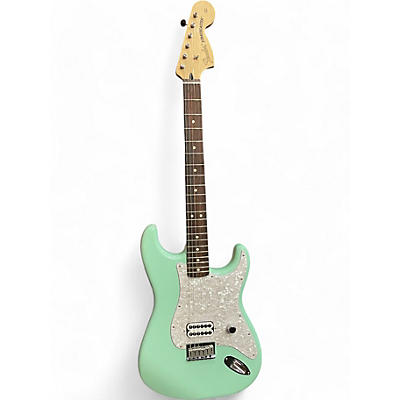 Fender Used 2023 Fender Tom Delonge Signature Stratocaster Surf Green Solid Body Electric Guitar