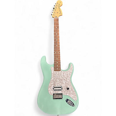 Used 2023 Fender Tom Delonge Signature Stratocaster Surf Green Solid Body Electric Guitar