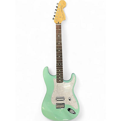 Used 2023 Fender Tom Delonge Signature Stratocaster Surf Green Solid Body Electric Guitar