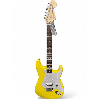 Fender Used 2023 Fender Tom Delonge Signature Stratocaster Yellow Solid Body Electric Guitar