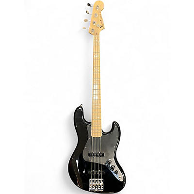 Used 2023 Fender USA Geddy Lee Signature Jazz Bass Black Electric Bass Guitar