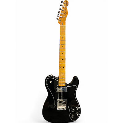 Used 2023 Fender VINTAGE II 77 TELECASTER CUSTOM Black Solid Body Electric Guitar