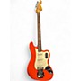 Used 2023 Fender Vintera 60s Bass VI Fiesta Red Solid Body Electric Guitar Fiesta Red
