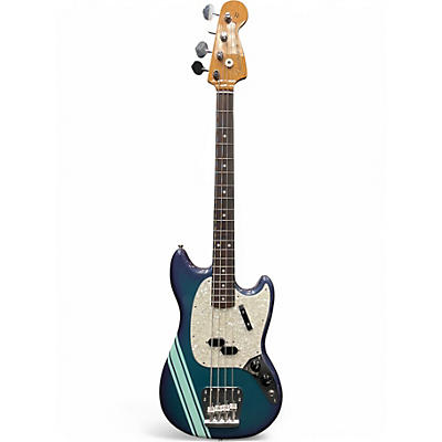 Used 2023 Fender Vintera II '70s Competition Mustang Bass Competition Burgundy Electric Bass Guitar
