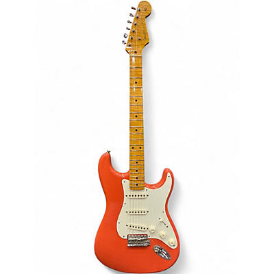 Used 2023 Fender ltd 59 dual mag strat closet classic faded fiesta red Solid Body Electric Guitar