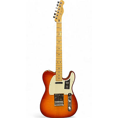 Fender Used 2023 Fender player Telecaster Plus Top Sienna Sunburst Solid Body Electric Guitar